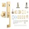 Sure-Loc Hardware Sure-Loc Hardware Turin Dummy Handleset, Satin Brass TN500 SB - alternate 2